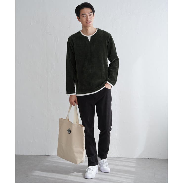 カットコールキーネックフェイクプルオーバー  | ikka  | 詳細画像9 