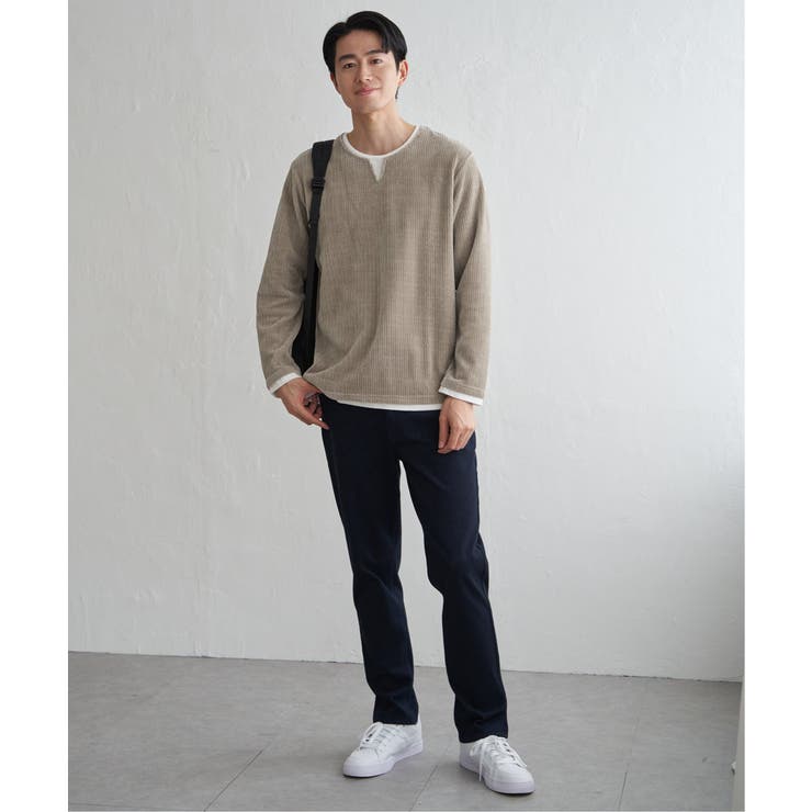 カットコールキーネックフェイクプルオーバー  | ikka  | 詳細画像18 