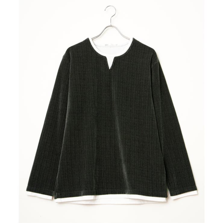 カットコールキーネックフェイクプルオーバー  | ikka  | 詳細画像28 