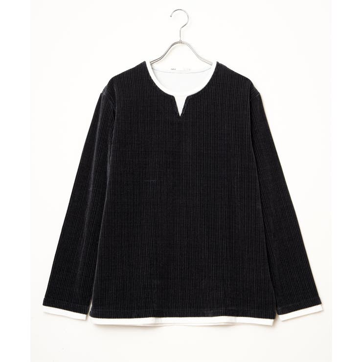 カットコールキーネックフェイクプルオーバー  | ikka  | 詳細画像30 