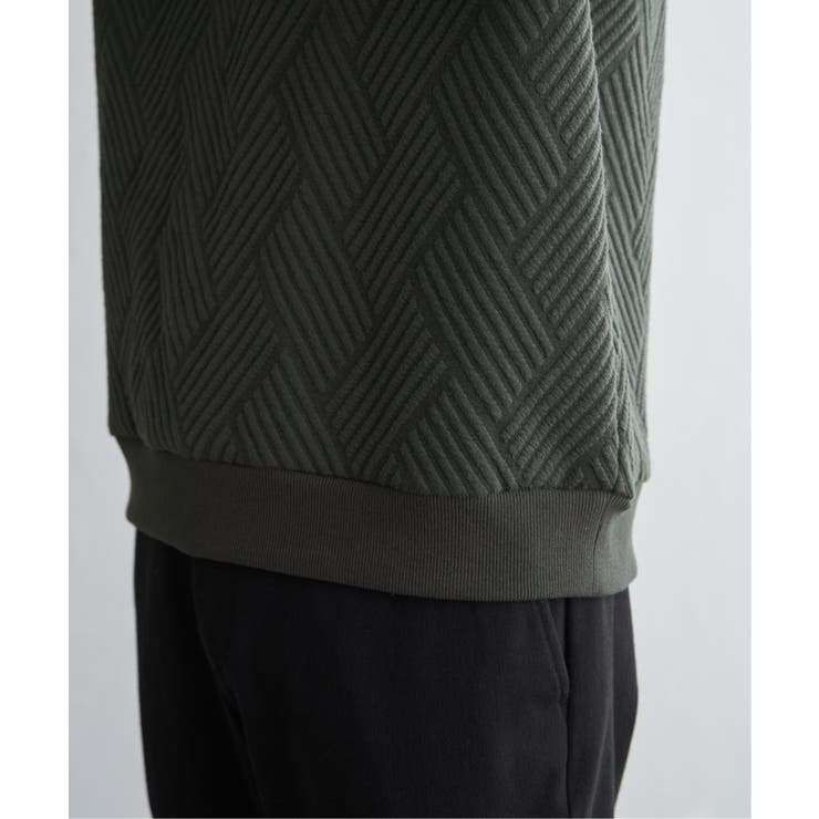 フクレジャカードポケット付きクルーネックプルオーバー | ikka  | 詳細画像26 