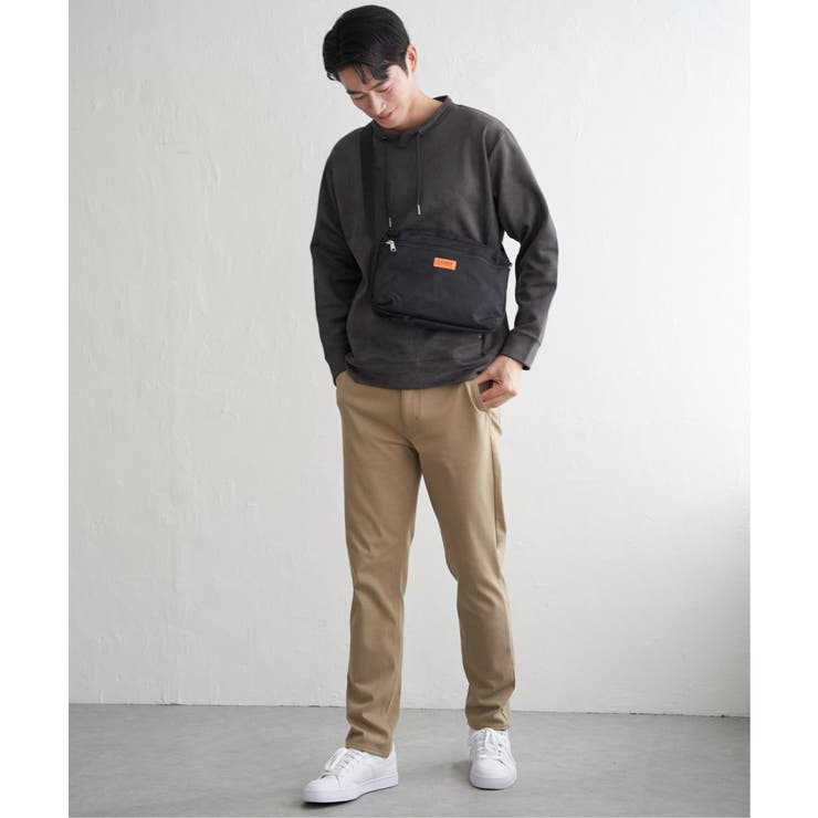 【芸能人着用】GOKU楽スエードジップルーイカラー【抗菌防臭／吸水速乾】 | ikka  | 詳細画像10 