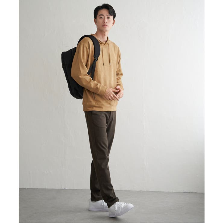 【芸能人着用】GOKU楽スエードジップルーイカラー【抗菌防臭／吸水速乾】 | ikka  | 詳細画像15 