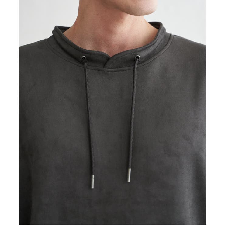 【芸能人着用】GOKU楽スエードジップルーイカラー【抗菌防臭／吸水速乾】 | ikka  | 詳細画像28 