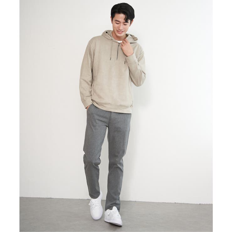 【芸能人着用】GOKU楽スエードジップルーイカラー【抗菌防臭／吸水速乾】 | ikka  | 詳細画像42 