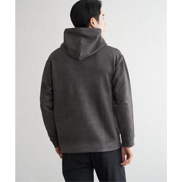 【芸能人着用】GOKU楽スエードジップルーイカラー【抗菌防臭／吸水速乾】 | ikka  | 詳細画像55 