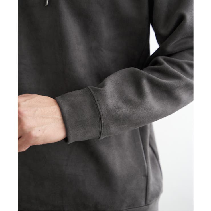 【抗菌防臭／吸水速乾】GOKU楽スエードハーフジップパーカ | ikka  | 詳細画像27 