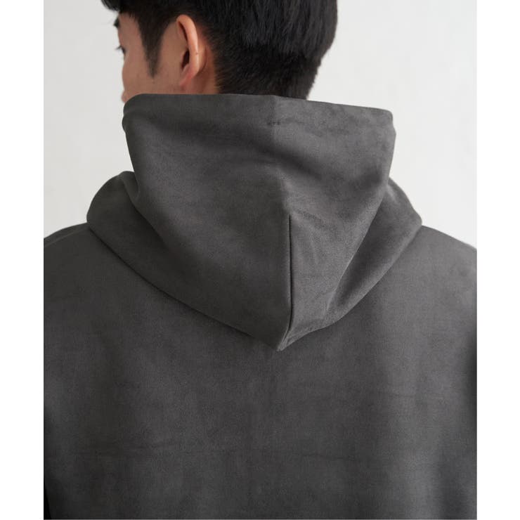 【抗菌防臭／吸水速乾】GOKU楽スエードハーフジップパーカ | ikka  | 詳細画像31 