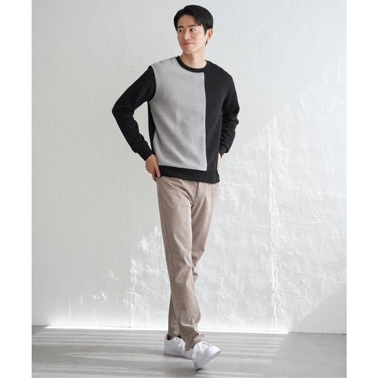 【お得だ値】モール切り替え裏起毛プルオーバー | ikka  | 詳細画像7 