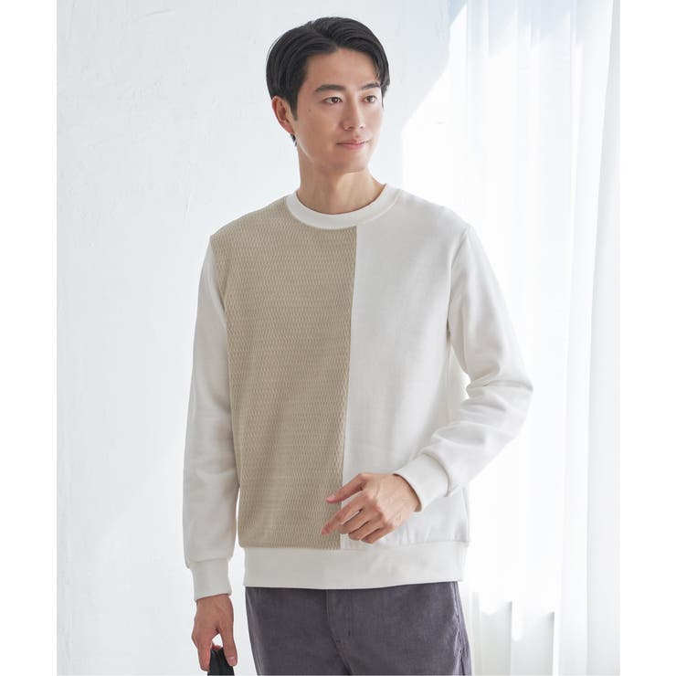 【お得だ値】モール切り替え裏起毛プルオーバー | ikka  | 詳細画像9 