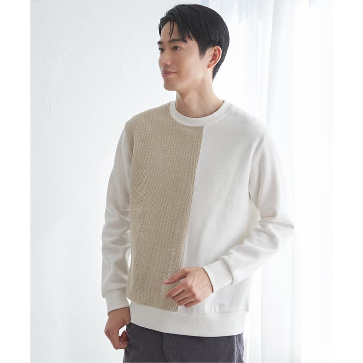 【お得だ値】モール切り替え裏起毛プルオーバー | ikka  | 詳細画像11 