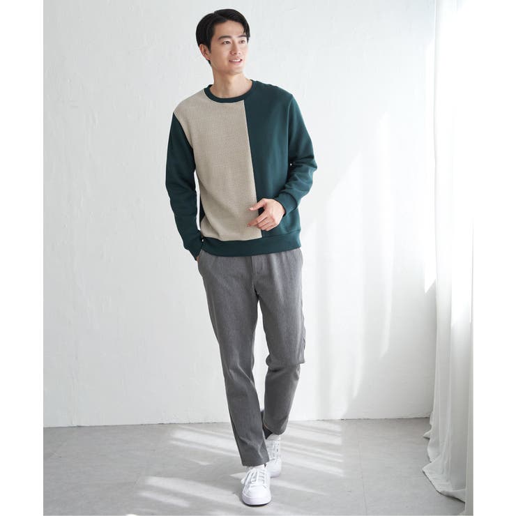 【お得だ値】モール切り替え裏起毛プルオーバー | ikka  | 詳細画像15 