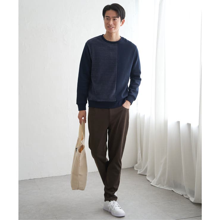 【お得だ値】モール切り替え裏起毛プルオーバー | ikka  | 詳細画像18 