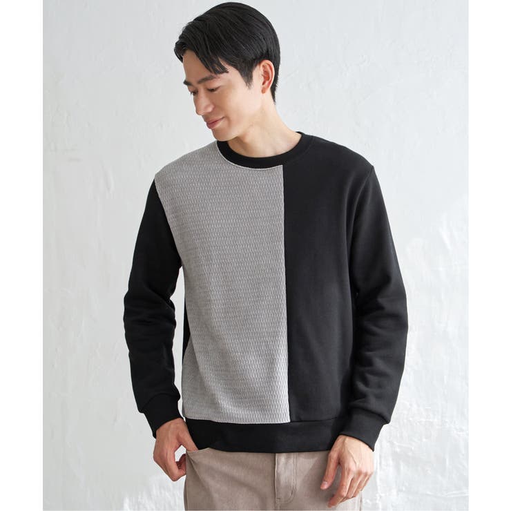 【お得だ値】モール切り替え裏起毛プルオーバー | ikka  | 詳細画像5 