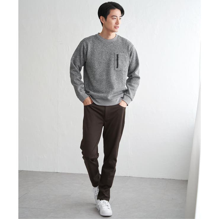 【お得だ値】ウールライクニットヘリンボンプルオーバー | ikka  | 詳細画像9 