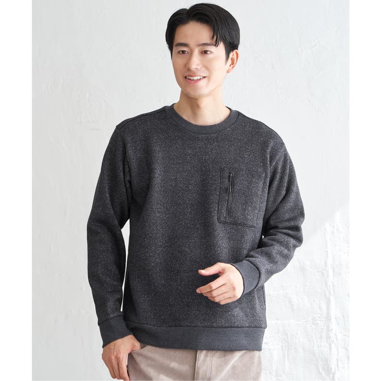 【お得だ値】ウールライクニットヘリンボンプルオーバー | ikka  | 詳細画像13 