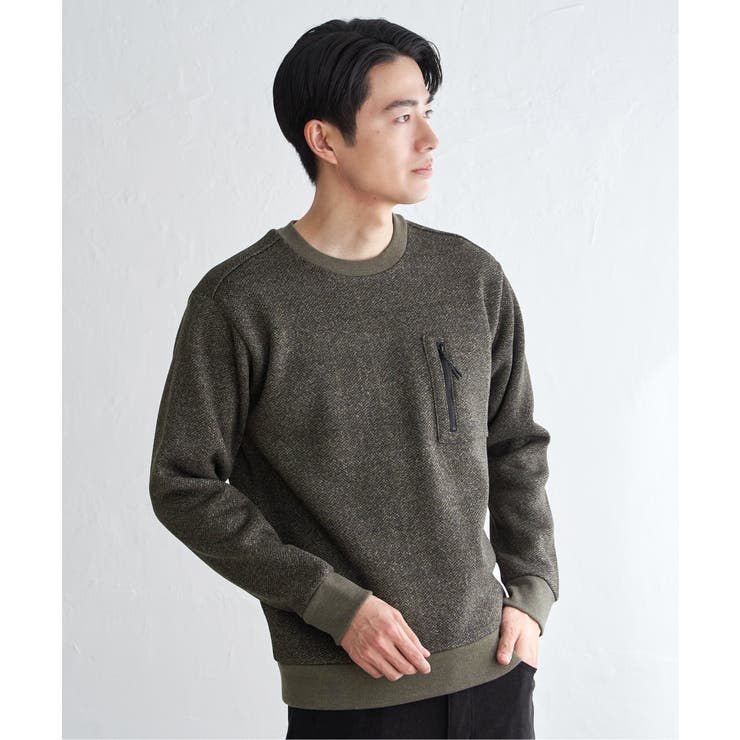 【お得だ値】ウールライクニットヘリンボンプルオーバー | ikka  | 詳細画像17 