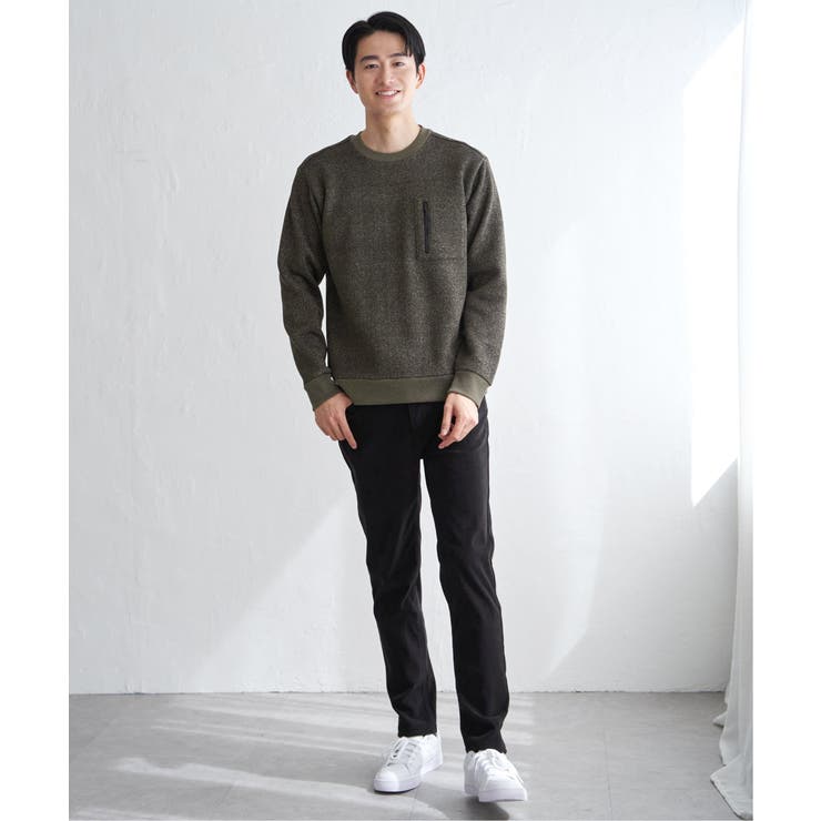 【お得だ値】ウールライクニットヘリンボンプルオーバー | ikka  | 詳細画像18 