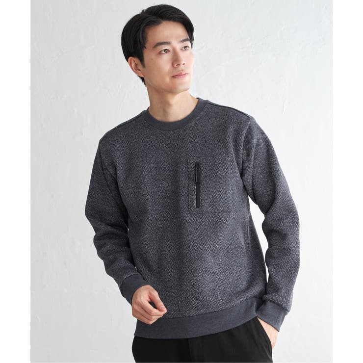 【お得だ値】ウールライクニットヘリンボンプルオーバー | ikka  | 詳細画像20 