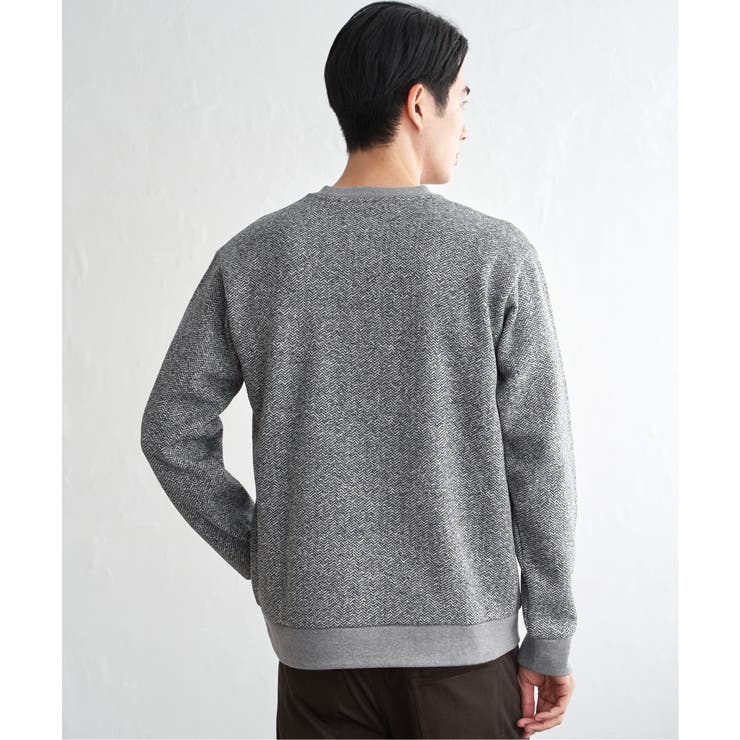 【お得だ値】ウールライクニットヘリンボンプルオーバー | ikka  | 詳細画像23 