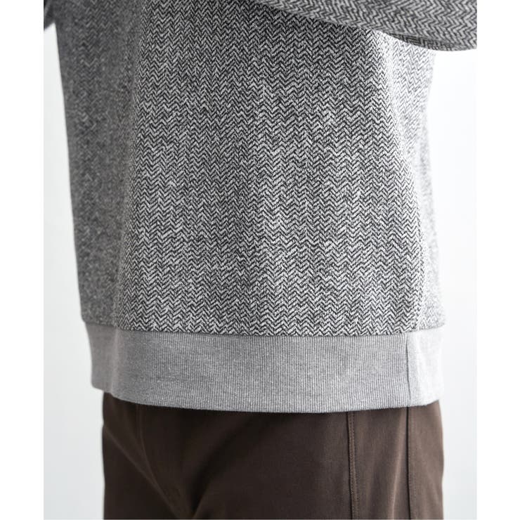 【お得だ値】ウールライクニットヘリンボンプルオーバー | ikka  | 詳細画像26 