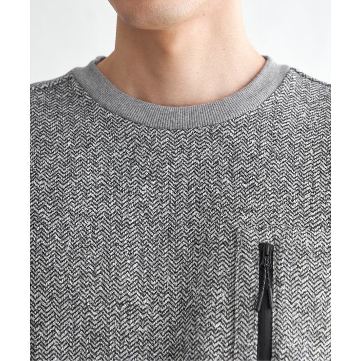 【お得だ値】ウールライクニットヘリンボンプルオーバー | ikka  | 詳細画像28 