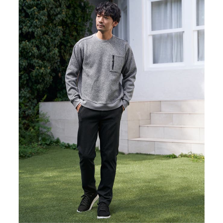 【お得だ値】ウールライクニットヘリンボンプルオーバー | ikka  | 詳細画像4 