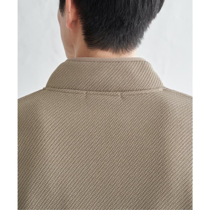 ツイルジャカード裏起毛ハーフジッププルオーバー | ikka  | 詳細画像28 