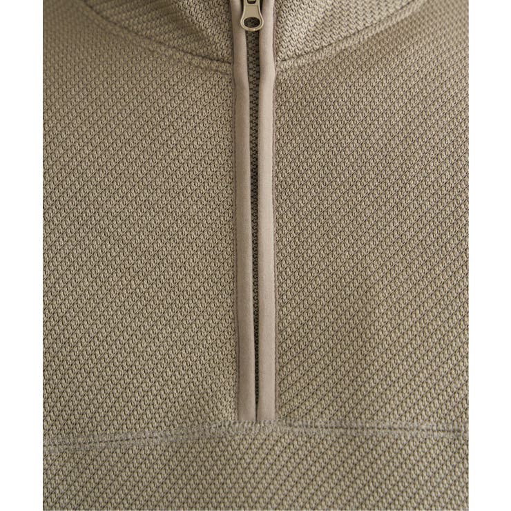 ツイルジャカード裏起毛ハーフジッププルオーバー | ikka  | 詳細画像29 