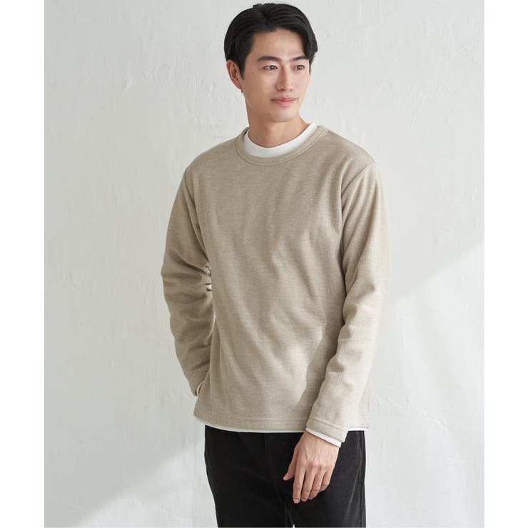 【2点セット】メランジ裏起毛インナーセット | ikka  | 詳細画像16 