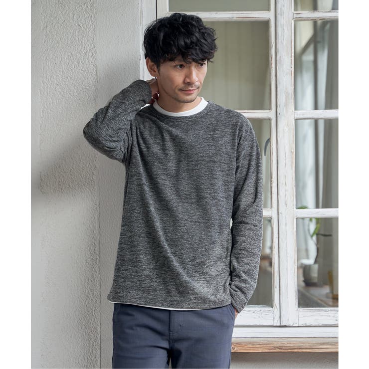 【2点セット】メランジ裏起毛インナーセット | ikka  | 詳細画像2 