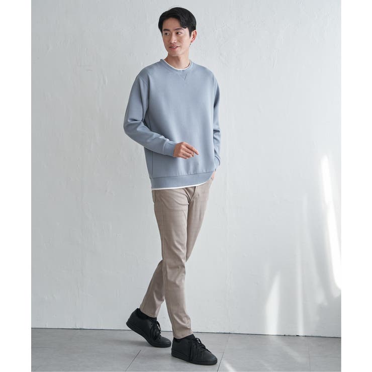 GOKU楽リップルダンボールクルーネック | ikka  | 詳細画像12 