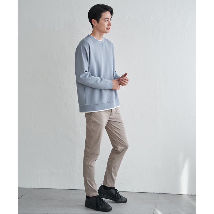 GOKU楽リップルダンボールクルーネック | ikka  | 詳細画像13 