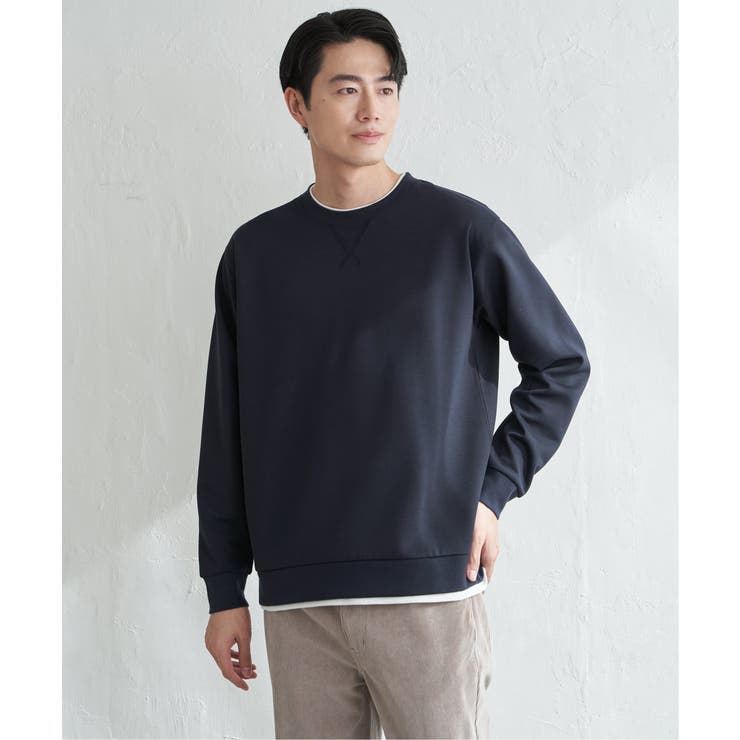 GOKU楽リップルダンボールクルーネック | ikka  | 詳細画像15 