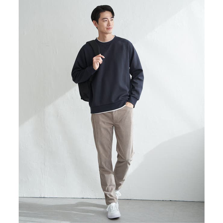 GOKU楽リップルダンボールクルーネック | ikka  | 詳細画像16 