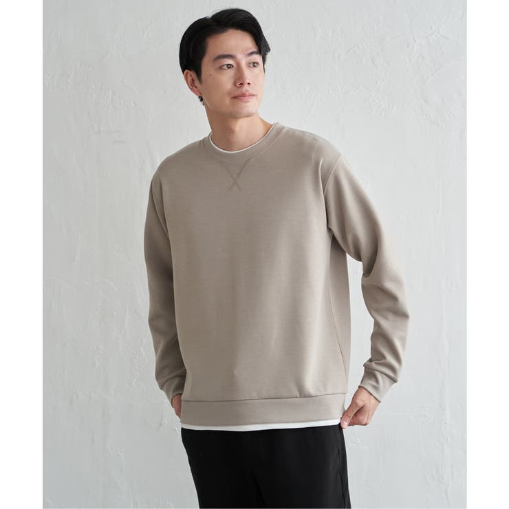 GOKU楽リップルダンボールクルーネック | ikka  | 詳細画像19 