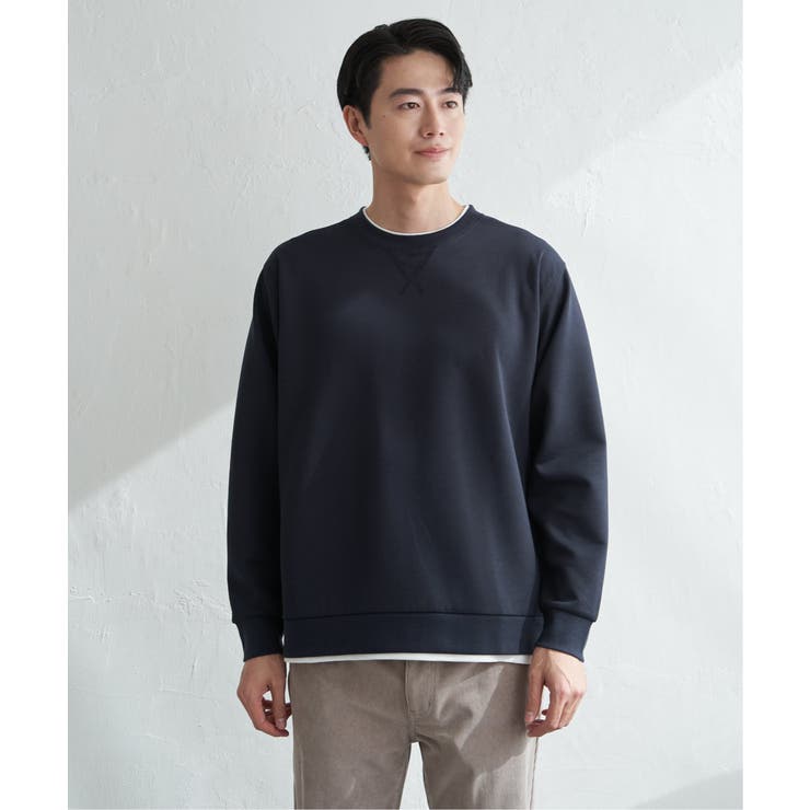 GOKU楽リップルダンボールクルーネック | ikka  | 詳細画像24 