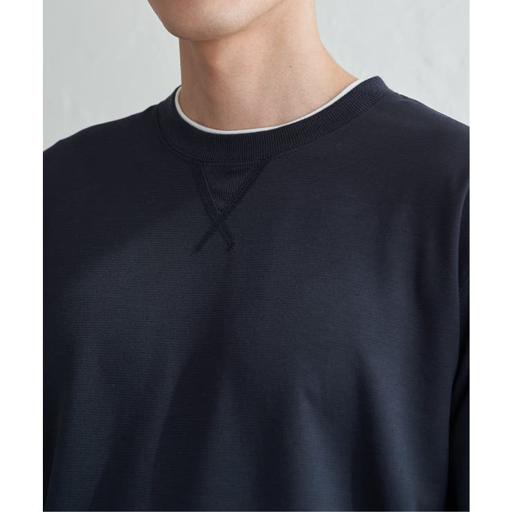 GOKU楽リップルダンボールクルーネック | ikka  | 詳細画像25 