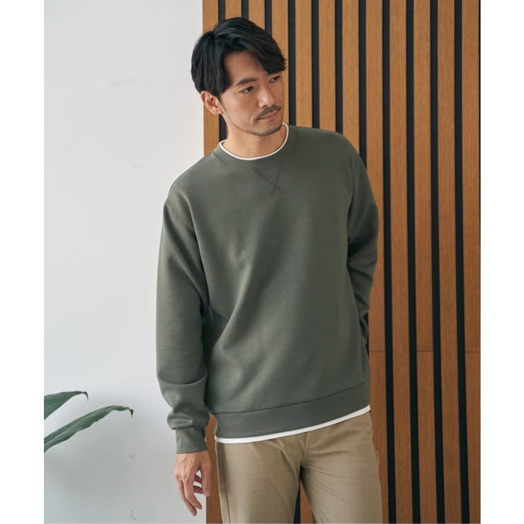 GOKU楽リップルダンボールクルーネック | ikka  | 詳細画像3 