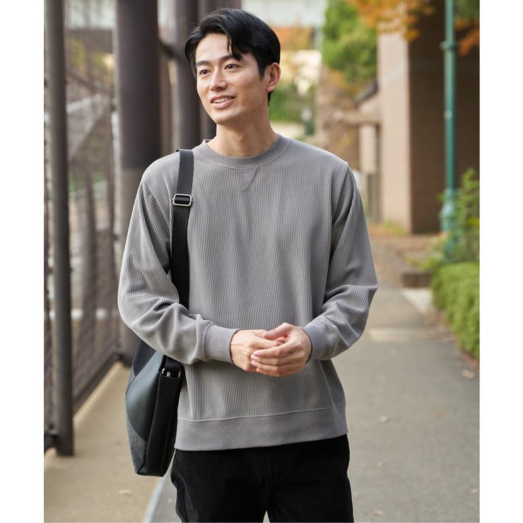 モールワッフルクルーネック | ikka  | 詳細画像13 