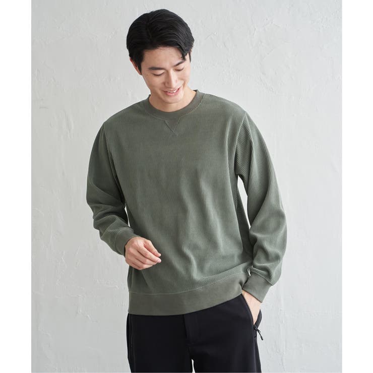 モールワッフルクルーネック | ikka  | 詳細画像25 