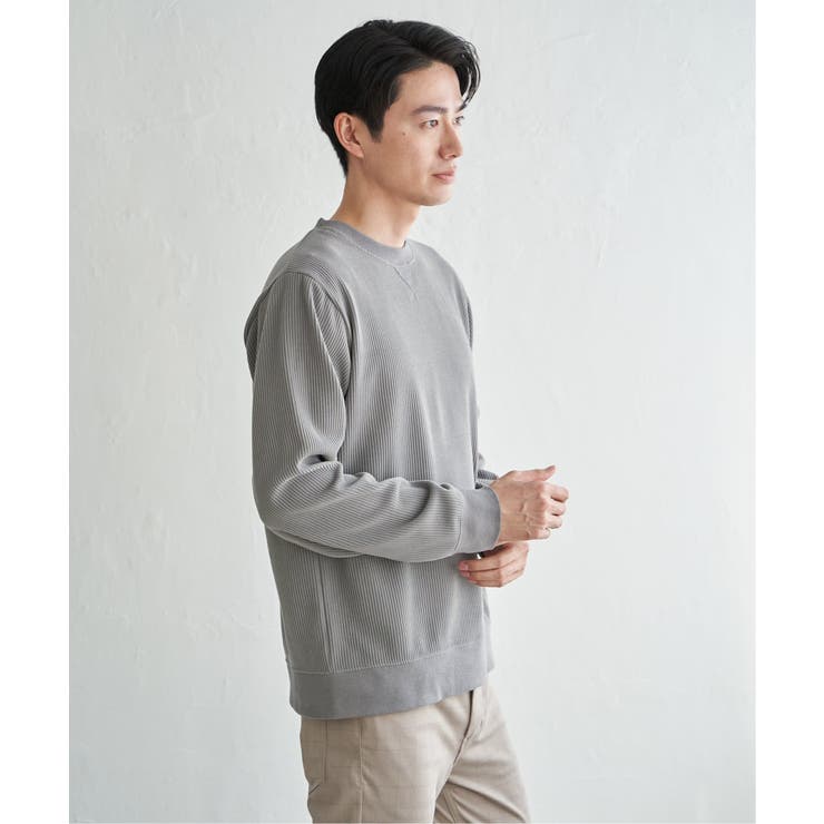 モールワッフルクルーネック | ikka  | 詳細画像32 