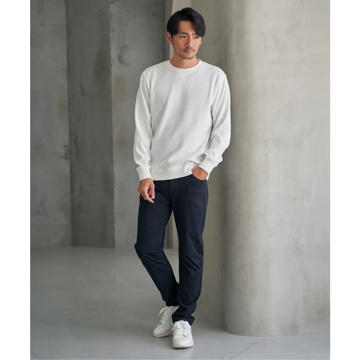 モールワッフルクルーネック | ikka  | 詳細画像4 