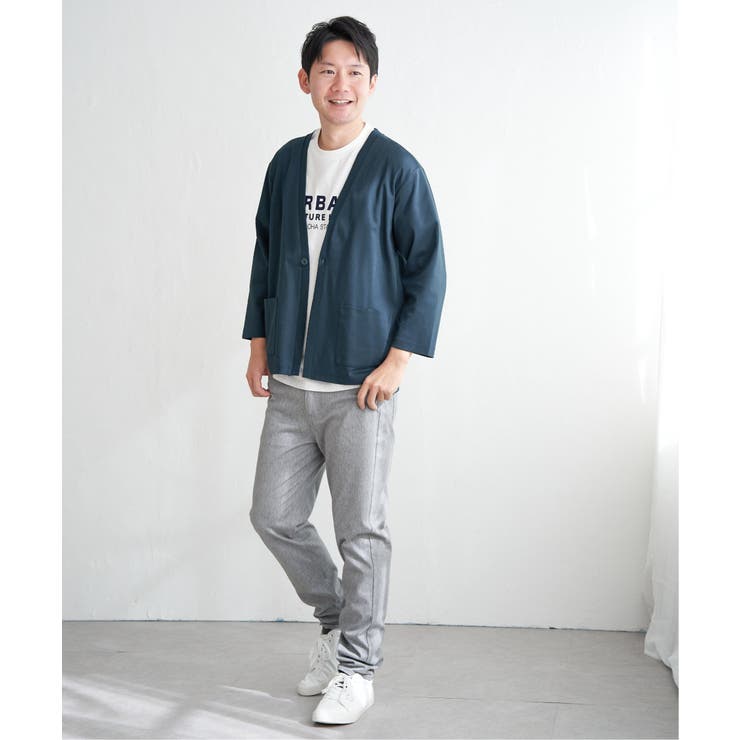 【接触冷感／抗菌防臭】GOKU楽セイケツ8分袖カーディガン | ikka  | 詳細画像10 