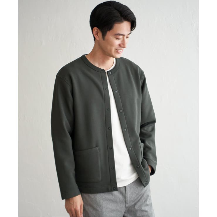 【親子コーデ】ボンディングクルーネックカーディガン | ikka  | 詳細画像8 