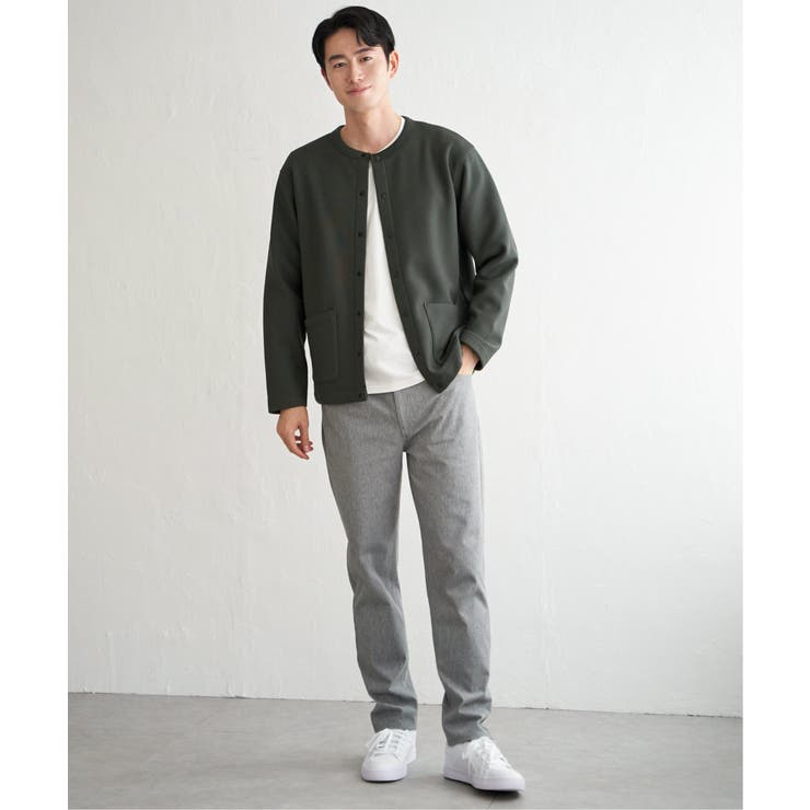 【親子コーデ】ボンディングクルーネックカーディガン | ikka  | 詳細画像9 