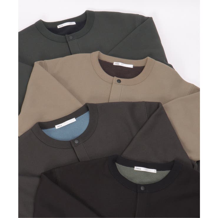 【親子コーデ】ボンディングクルーネックカーディガン | ikka  | 詳細画像34 