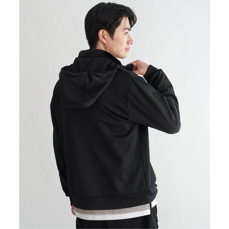 【セットアップ対応】ダブルフェイスカノコ2wayジップパーカ | ikka  | 詳細画像10 