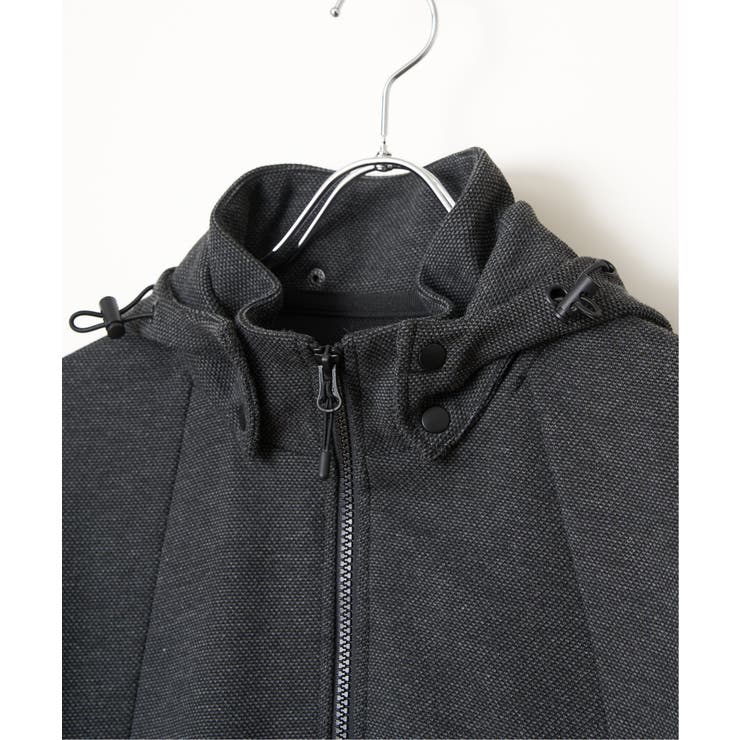 【セットアップ対応】ダブルフェイスカノコ2wayジップパーカ | ikka  | 詳細画像21 