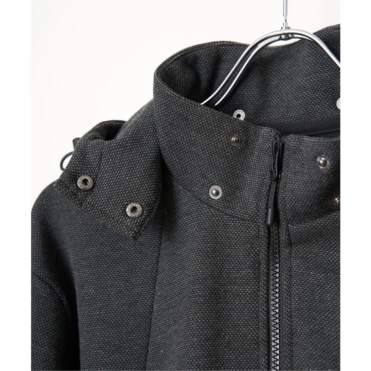 【セットアップ対応】ダブルフェイスカノコ2wayジップパーカ | ikka  | 詳細画像24 